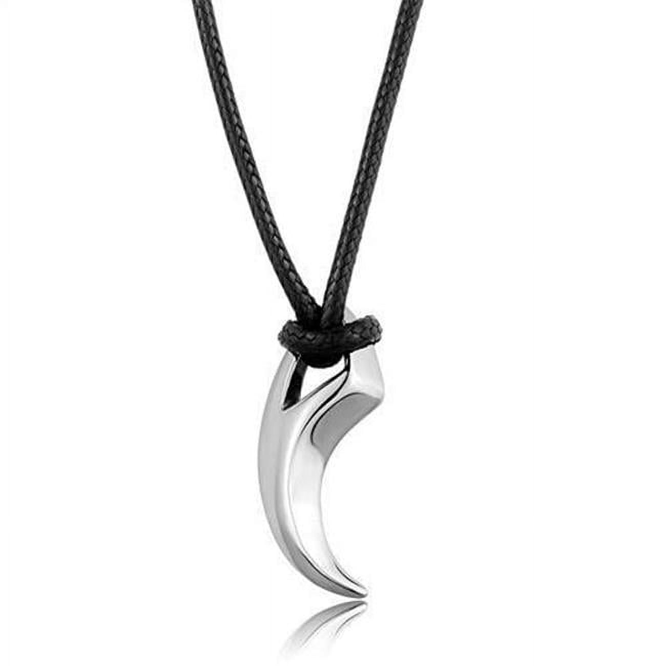 TK2004-22 Men High Polished Stainless Steel Necklace with No Stone in No Stone - 22 in.