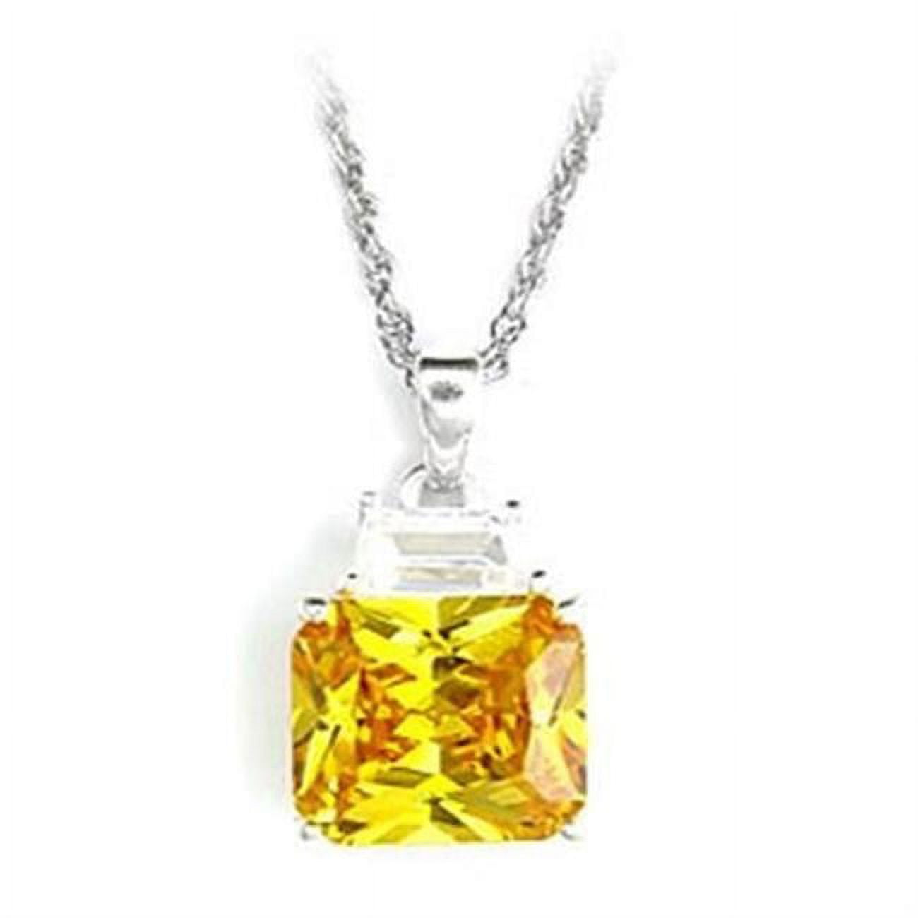 Picture of Alamode 6X310 Women High-Polished 925 Sterling Silver Pendant with AAA Grade CZ in Topaz