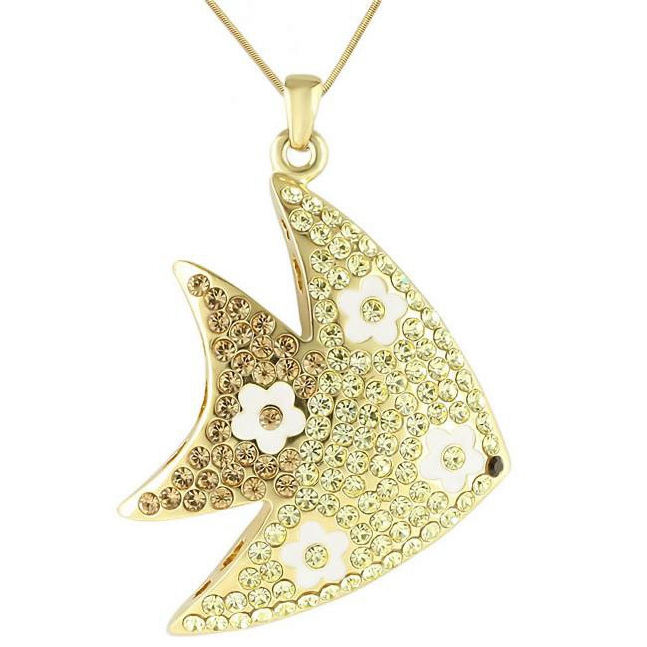 Picture of Alamode LO1198 Women Gold Brass Pendant with Top Grade Crystal in Multi Color