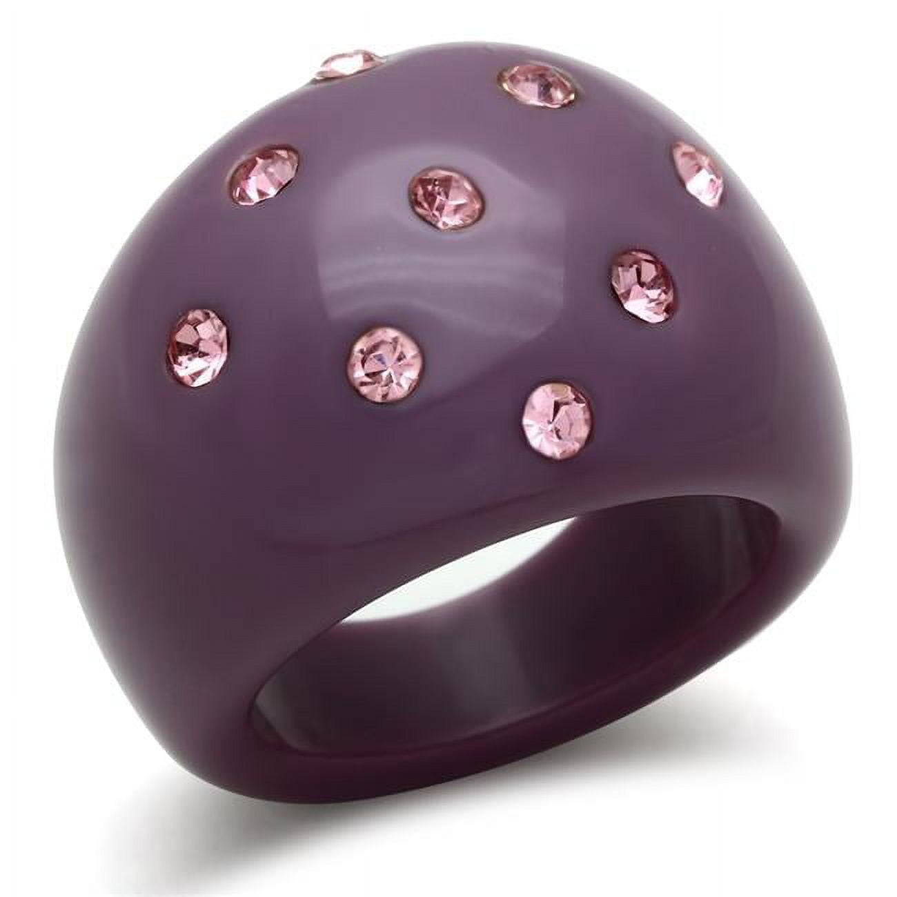 Women Resin Ring with Synthetic in Multi Color - Size 7