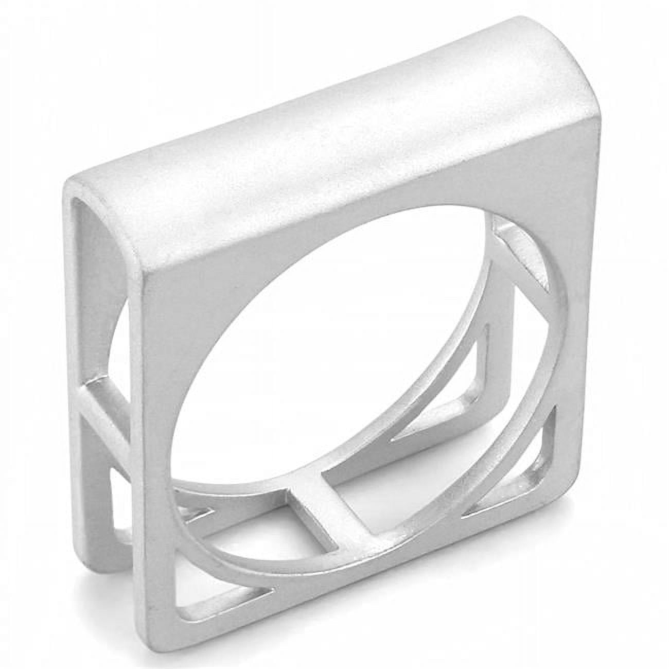Women Rhodium Brass Ring with No Stone in No Stone - Size 7