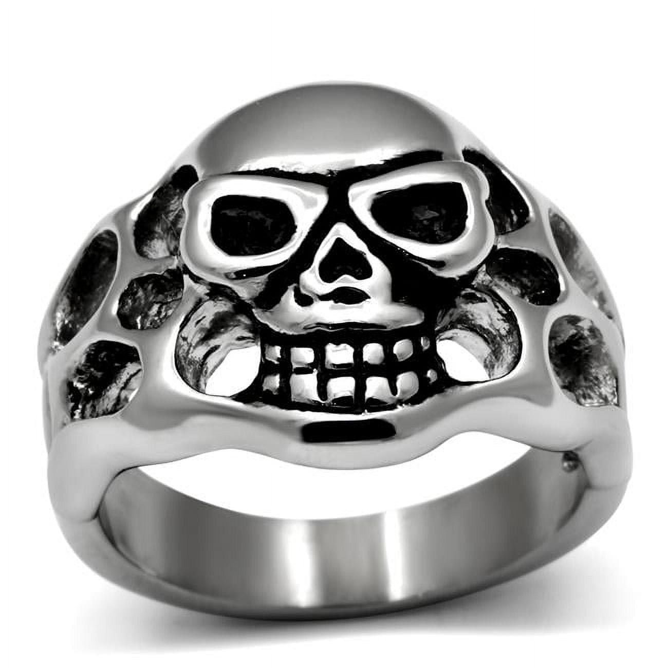 Men High Polished Stainless Steel Ring with No Stone in No Stone - Size 15