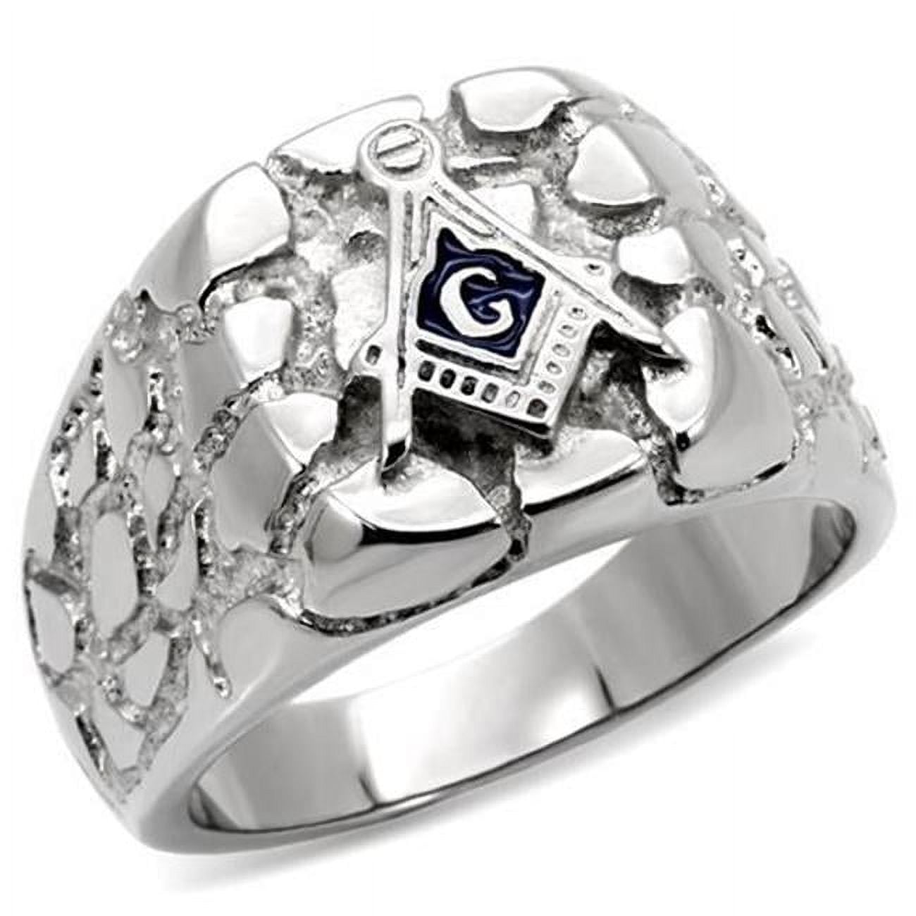 TK8X039-12 Men High Polished Stainless Steel Ring with No Stone in No Stone - Size 12