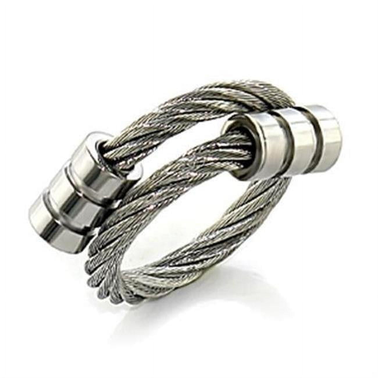 Women Stainless Steel Ring with No Stone in No Stone - Size 7