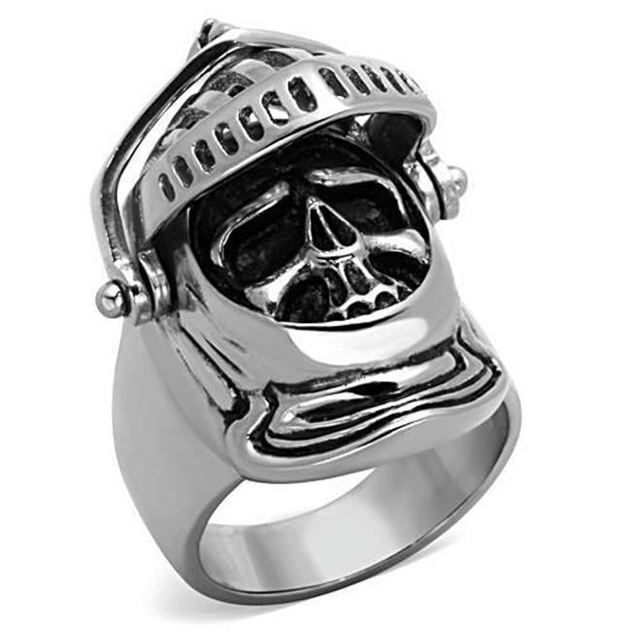 TK1348-13 Men High Polished Stainless Steel Ring with No Stone in No Stone - Size 13