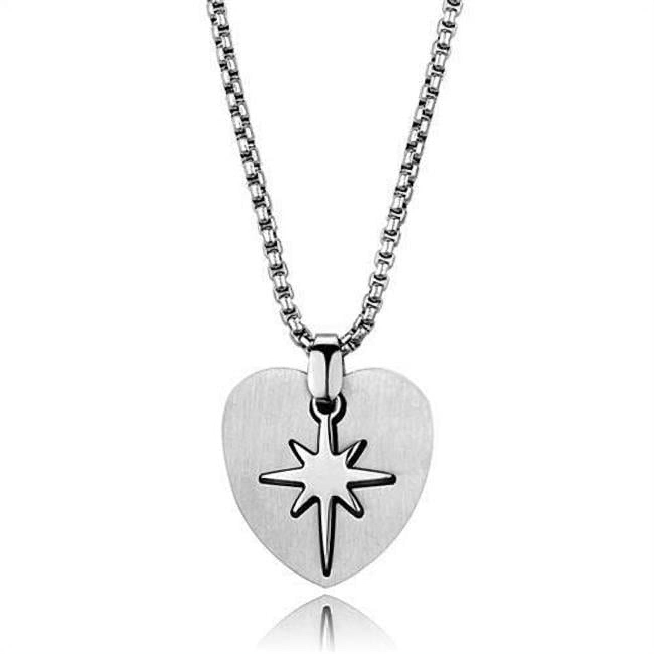 TK2011-20 Men High Polished Stainless Steel Necklace with No Stone in No Stone - 20 in.