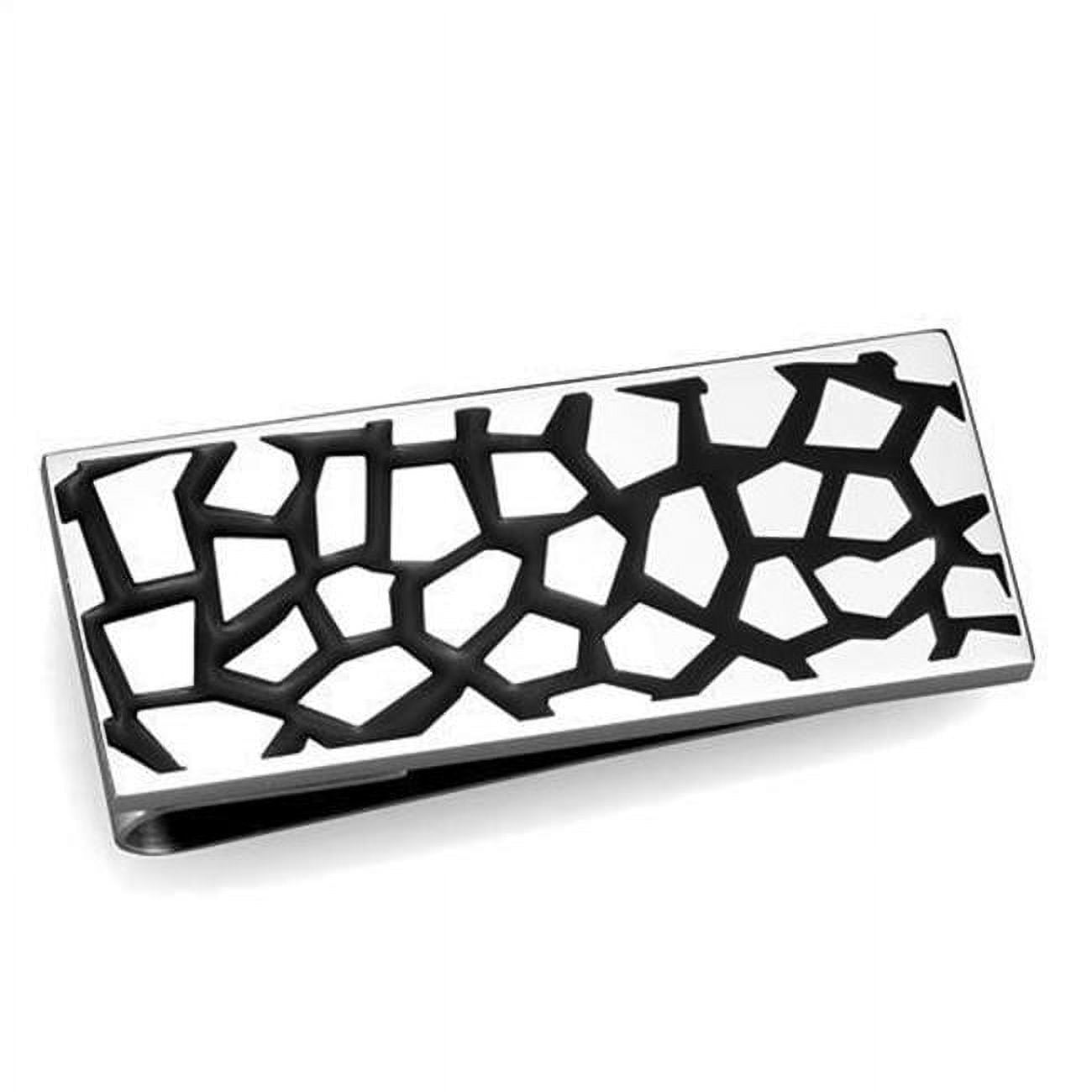 Picture of Alamode TK2091 Men High Polished Stainless Steel Money Clip with No Stone in No Stone