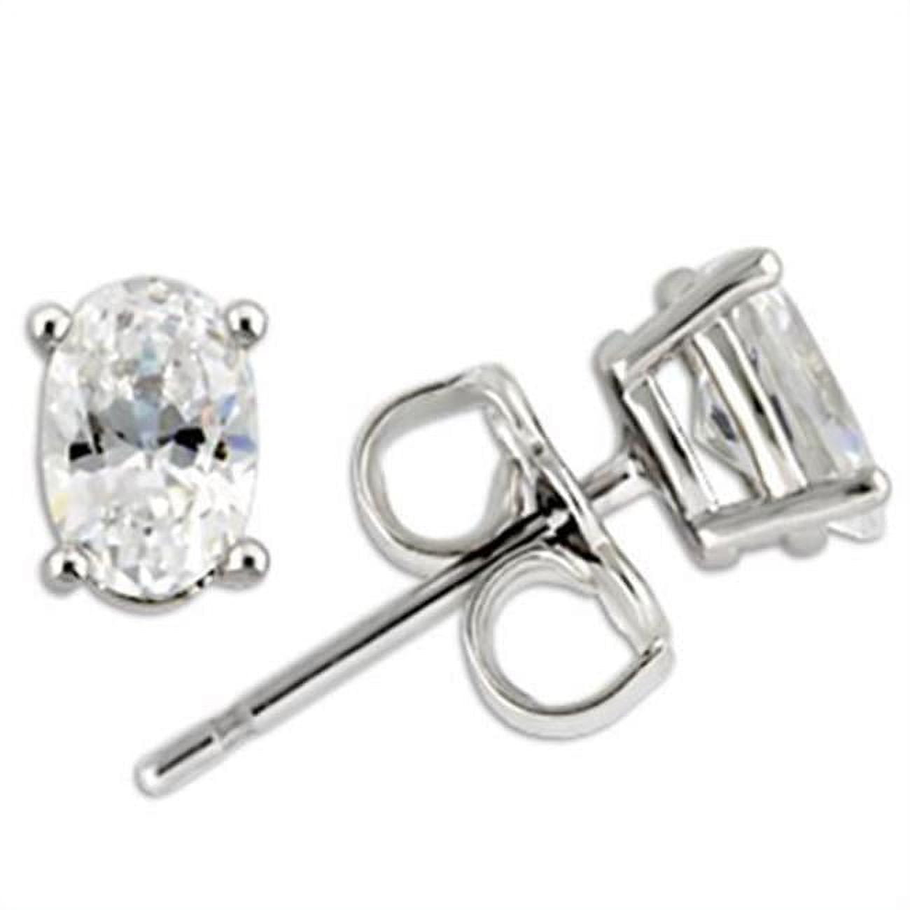 Picture of Alamode 0W174 Women Rhodium 925 Sterling Silver Earrings with AAA Grade CZ in Clear