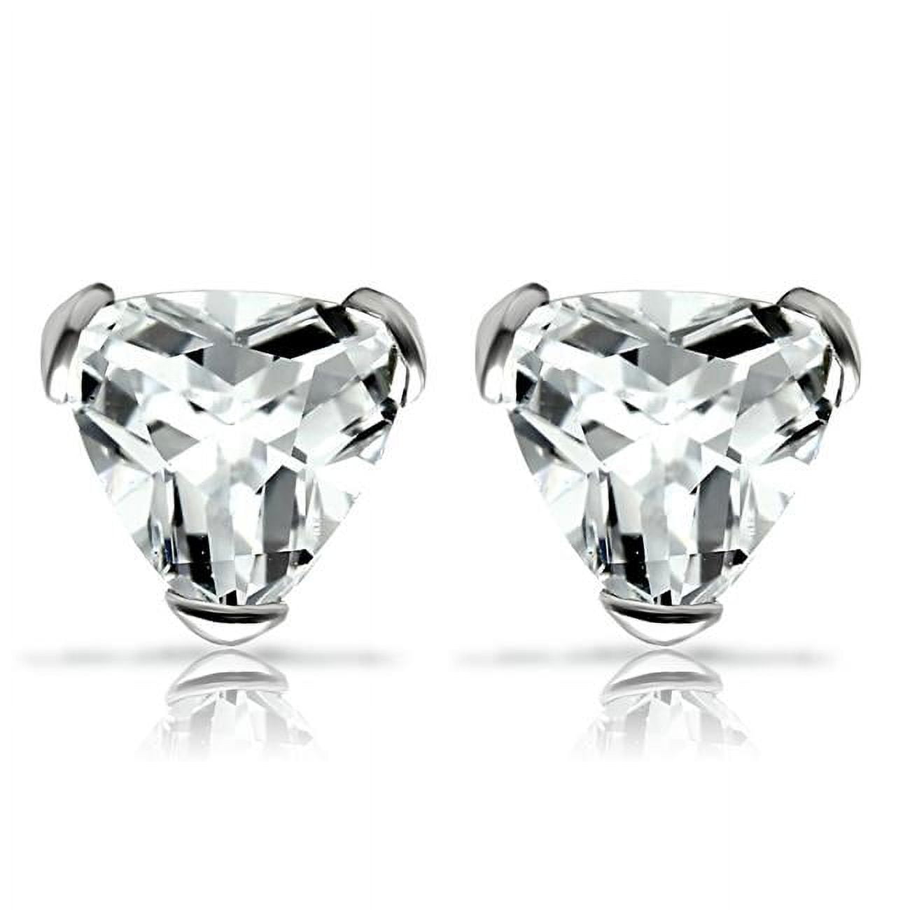 Picture of Alamode LOS048 Women Rhodium 925 Sterling Silver Earrings with AAA Grade CZ in Clear