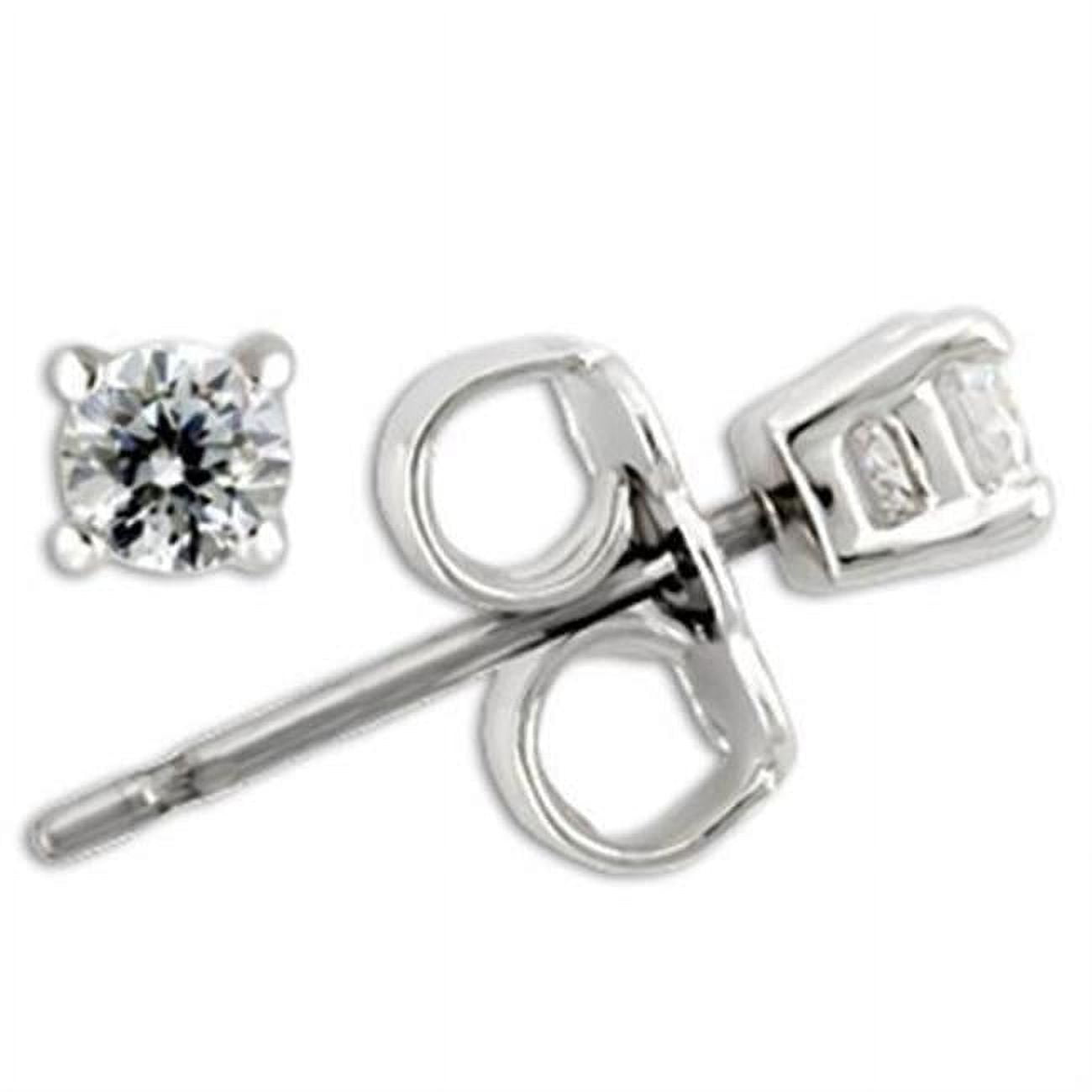 Picture of Alamode 0W169 Women Rhodium 925 Sterling Silver Earrings with AAA Grade CZ in Clear
