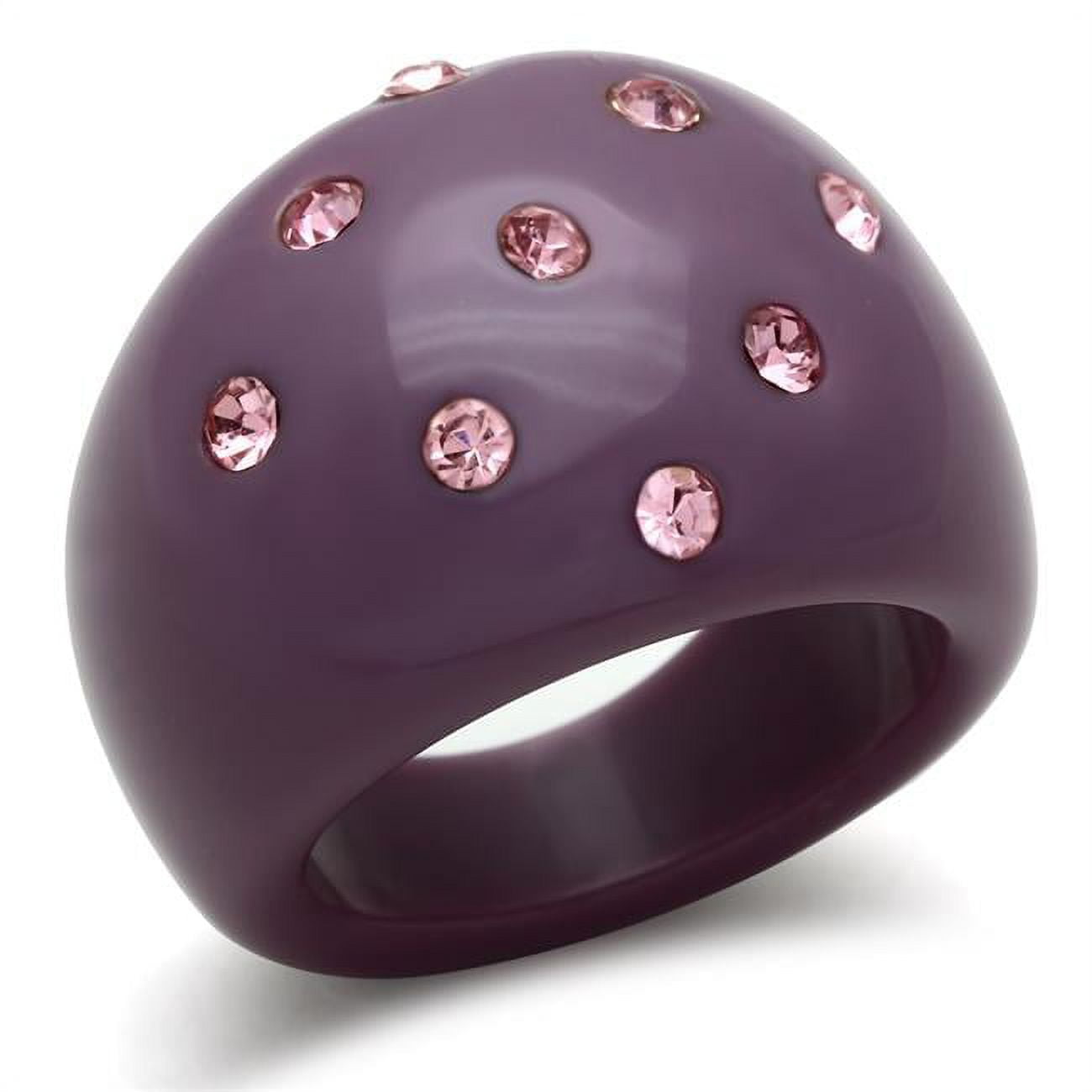 Women Resin Ring with Synthetic in Multi Color - Size 5