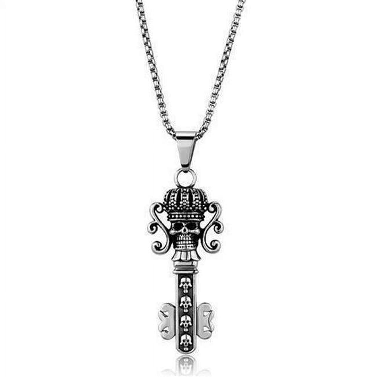 Picture of Alamode TK1984-20 20 in. High Polished No Plating Stainless Steel Necklace with No Stone