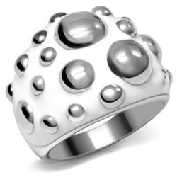 Picture of Alamode TK042-7 High Polished No Plating Stainless Steel Ring with No Stone&#44; Size 7