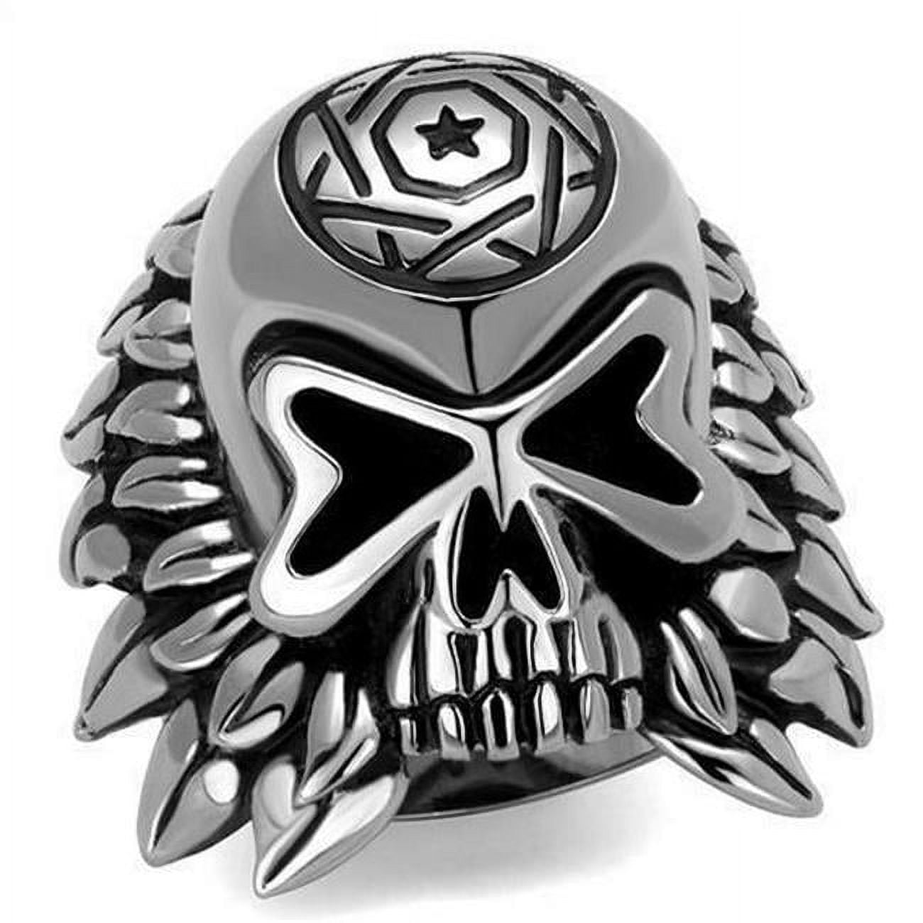 High Polished No Plating Stainless Steel Ring with No Stone, Size 12