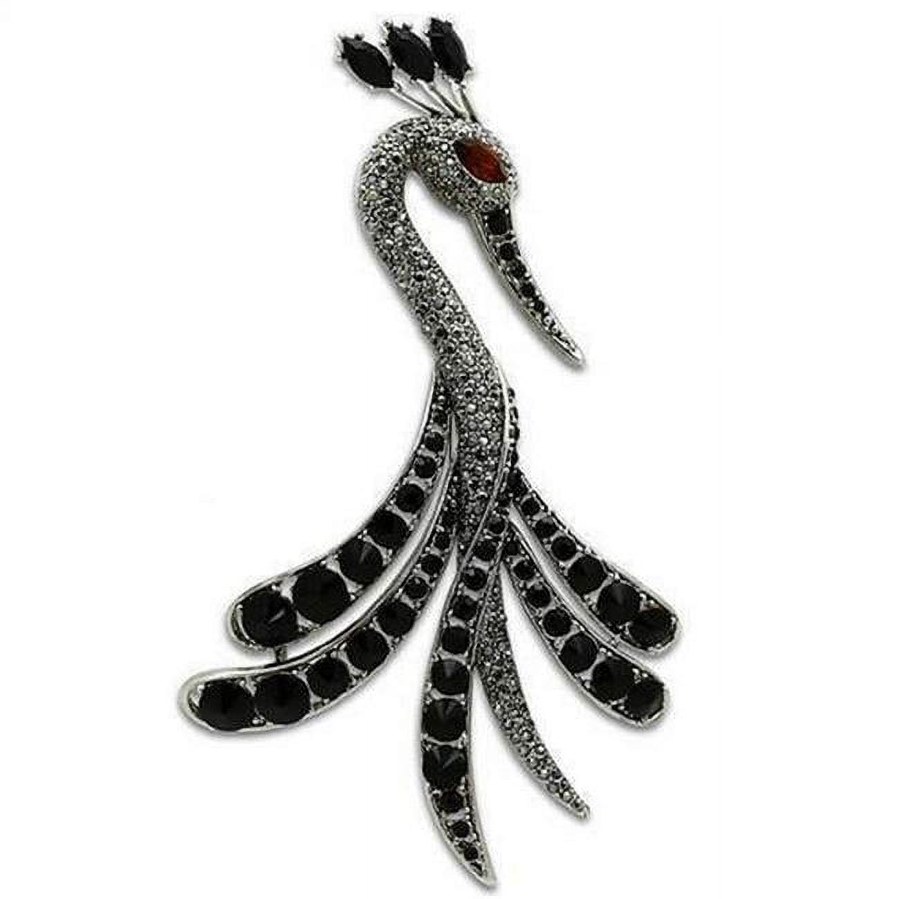 Picture of Alamode LO2393 Imitation Rhodium White Metal Brooches with Top Grade Crystal&#44; Multi Color