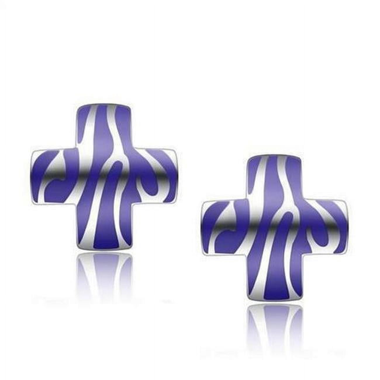 Picture of Alamode TK272 High Polished No Plating Stainless Steel Earrings with No Stone