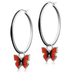 Picture of Alamode TK270 High Polished No Plating Stainless Steel Earrings with No Stone