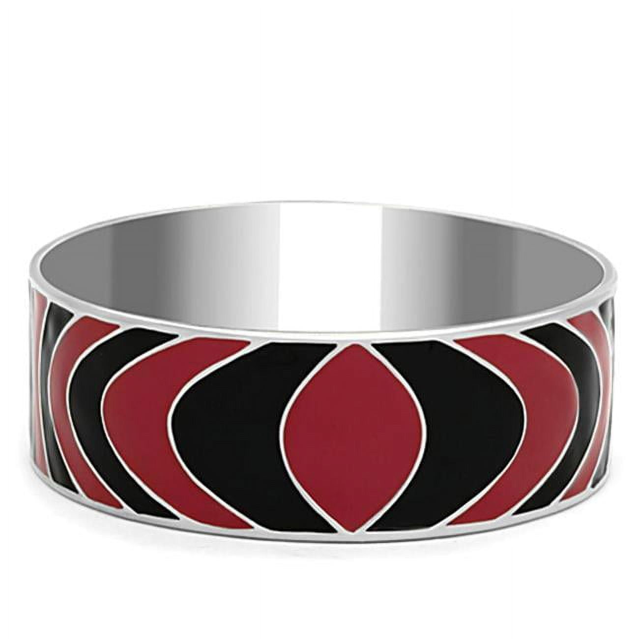 Picture of Alamode TK293-8 8 in. High Polished No Plating Stainless Steel Bangle with Epoxy&#44; Multi Color