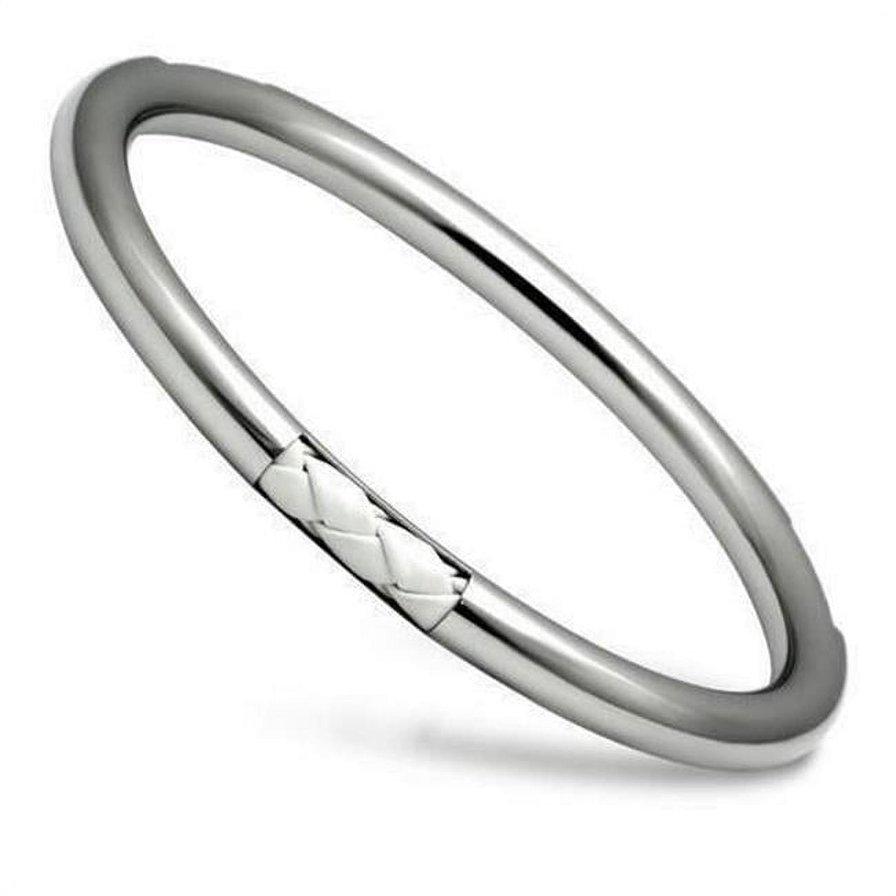 Picture of Alamode TK407-8 8 in. High Polished No Plating Stainless Steel Bangle with No Stone