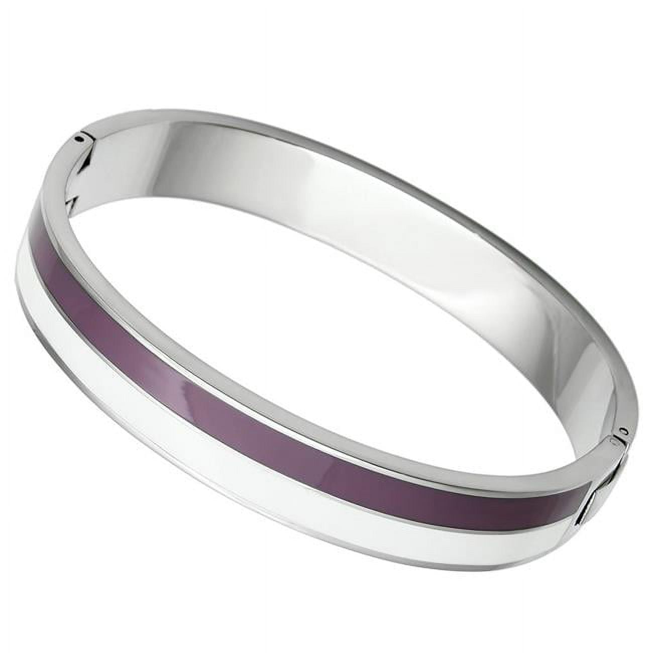 Picture of Alamode TK790-8 8 in. High Polished No Plating Stainless Steel Bangle with Epoxy, Multi Color