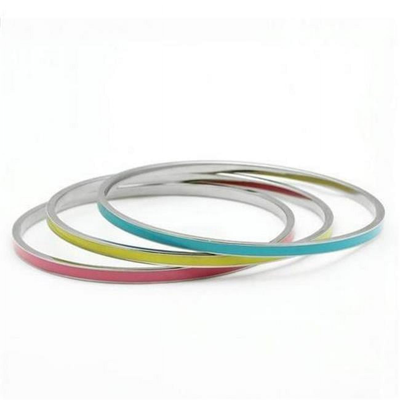 Picture of Alamode TK241-7.75 7.75 in. High Polished No Plating Stainless Steel Bangle with No Stone