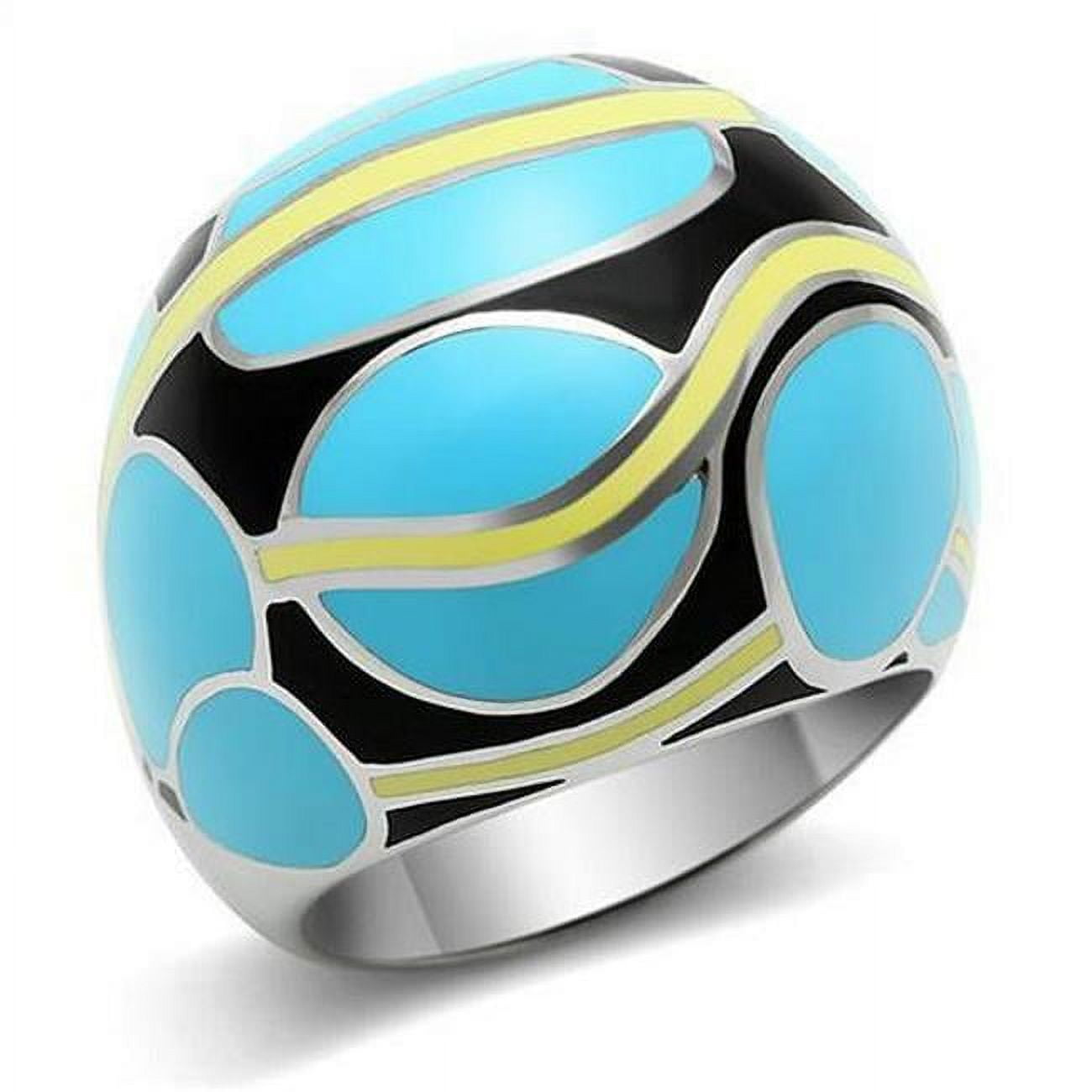 High Polished No Plating Stainless Steel Ring with No Stone, Size 5