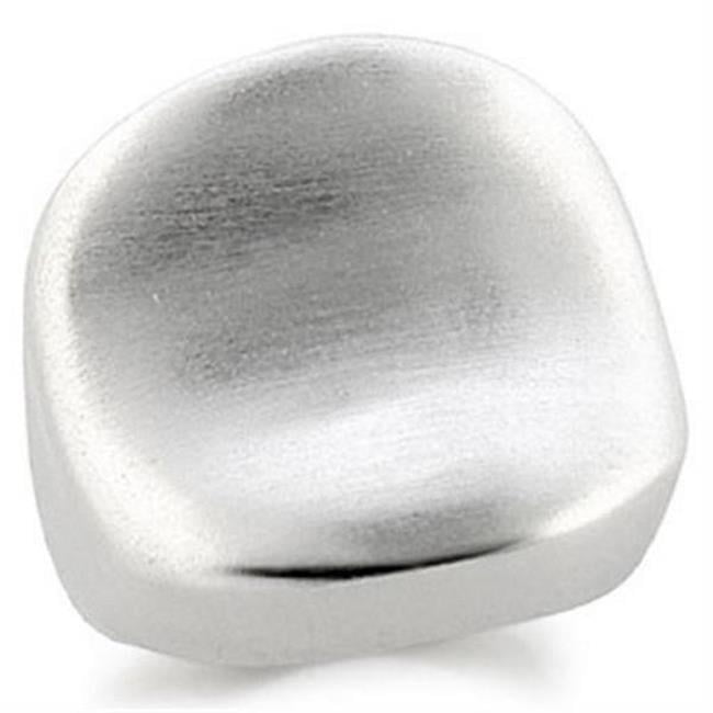 Picture of Alamode 9W178-6 Rhodium Brass Ring with No Stone, Size 6