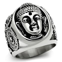 TK582-12 High Polished No Plating Stainless Steel Ring with No Stone, Size 12
