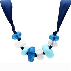 Picture of Alamode VL023-18.5-3 18.5 Plus 3 in. Resin Necklace with Synthetic Stone, Multi Color