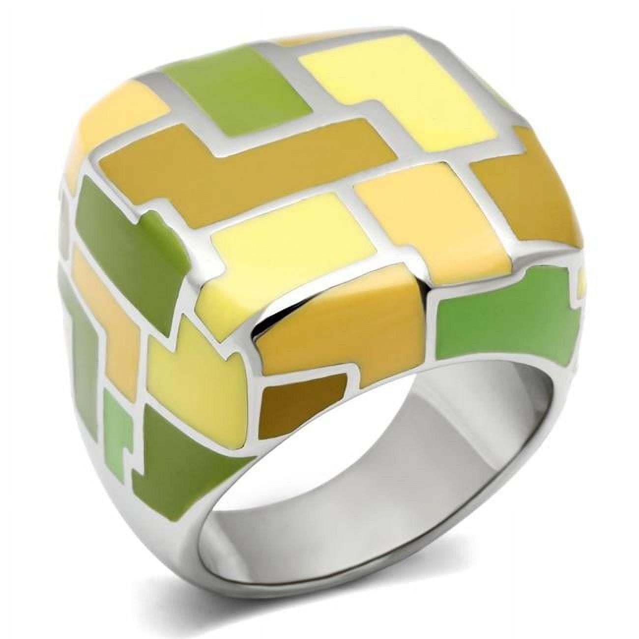 High Polished No Plating Stainless Steel Ring with No Stone, Size 5