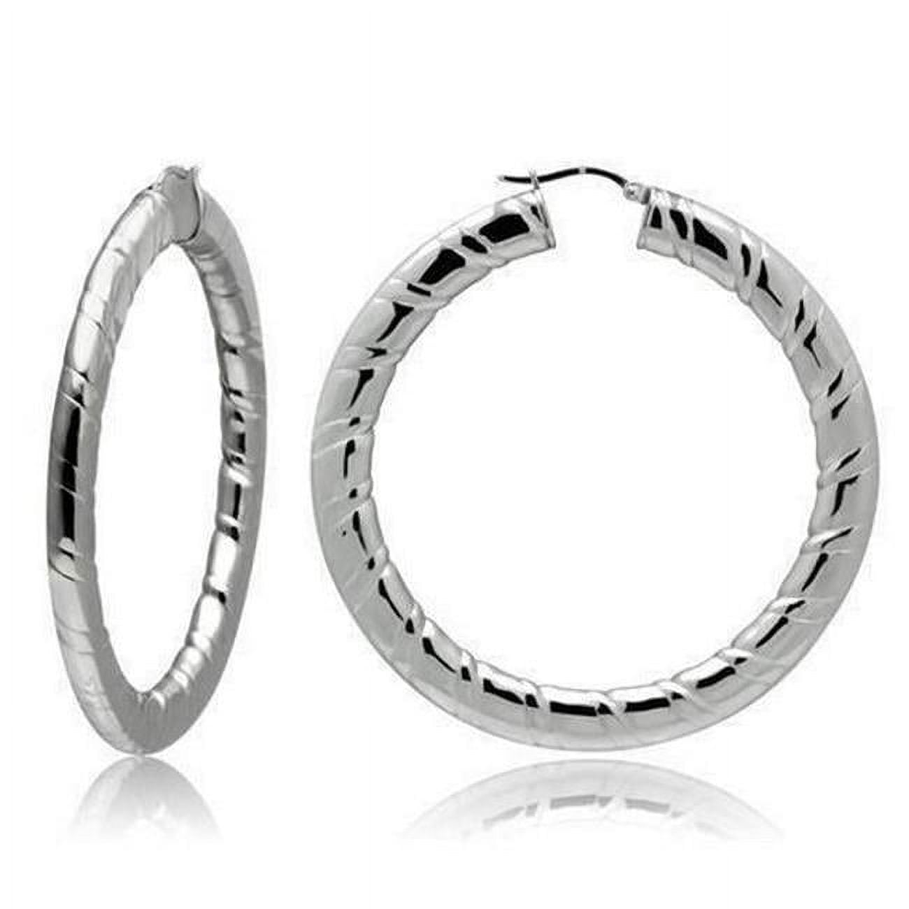 Picture of Alamode TK415 High Polished No Plating Stainless Steel Earrings with No Stone