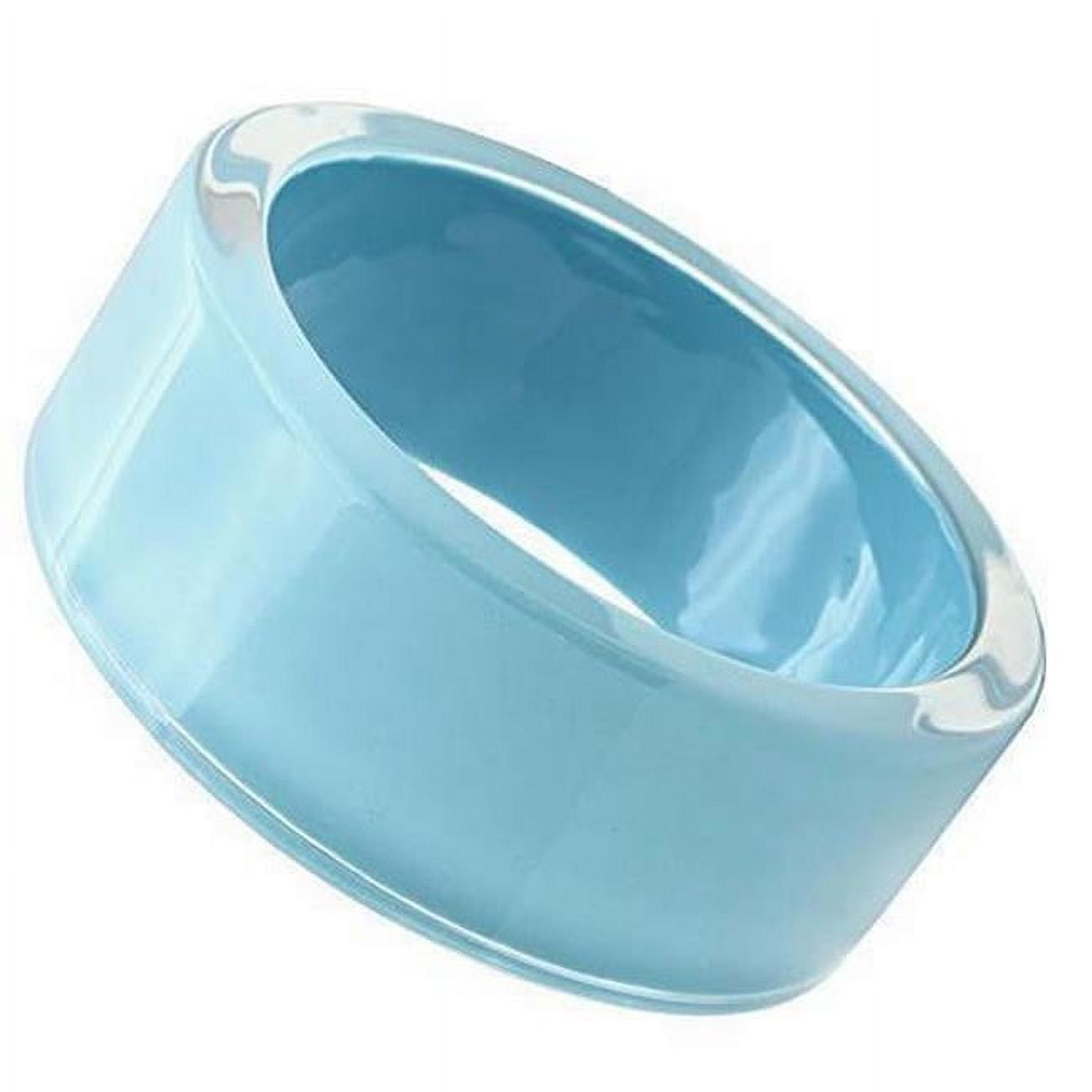 Picture of Alamode VL045-8 8 in. Resin Bangle with Synthetic Stone, Sea Blue