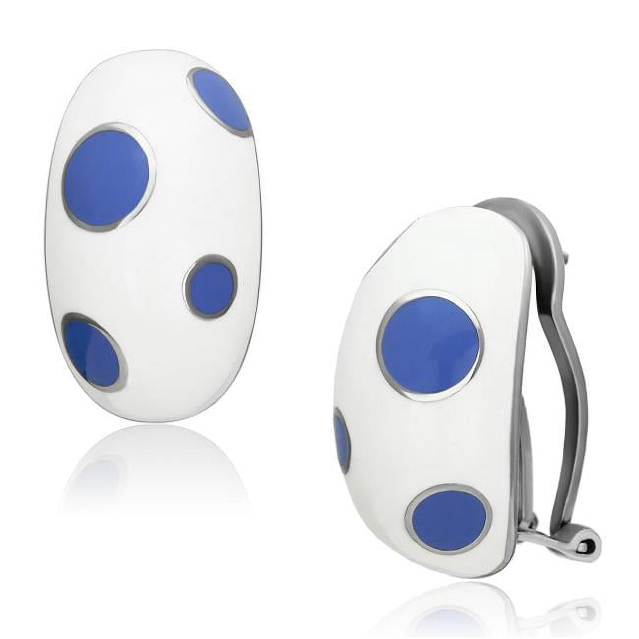 Picture of Alamode TK900 High Polished No Plating Stainless Steel Earrings with Epoxy&#44; Multi Color