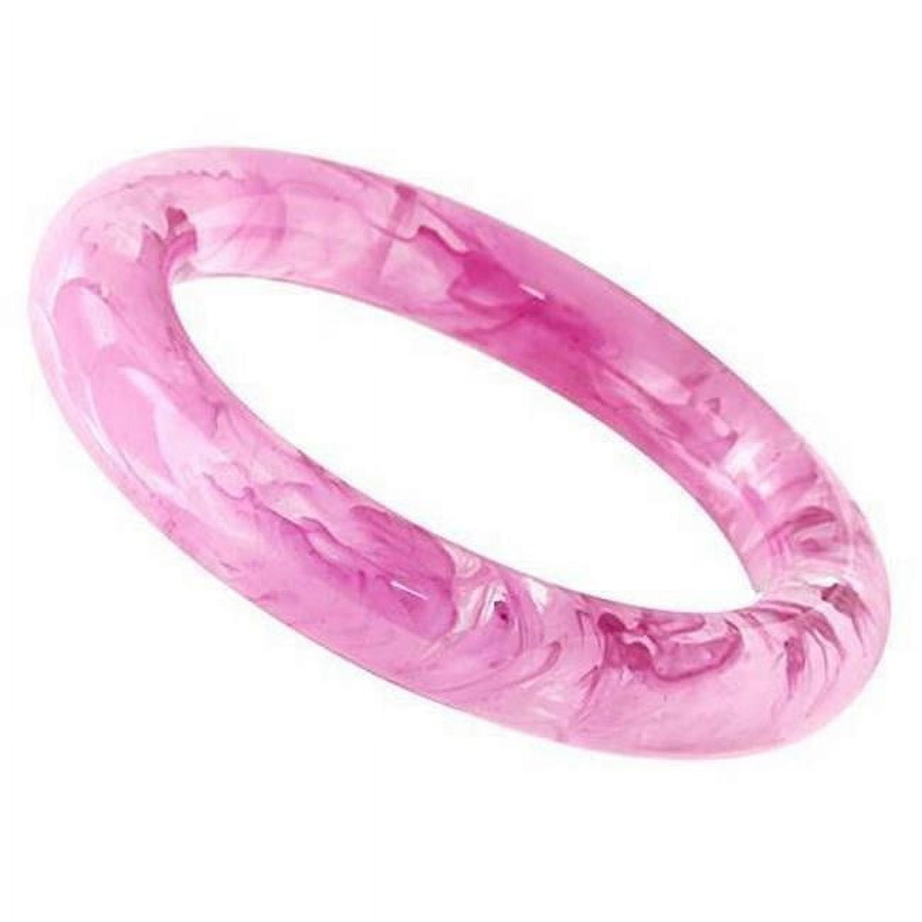 Picture of Alamode VL055-7.25 7.25 in. Resin Bangle with No Stone, Light Peach
