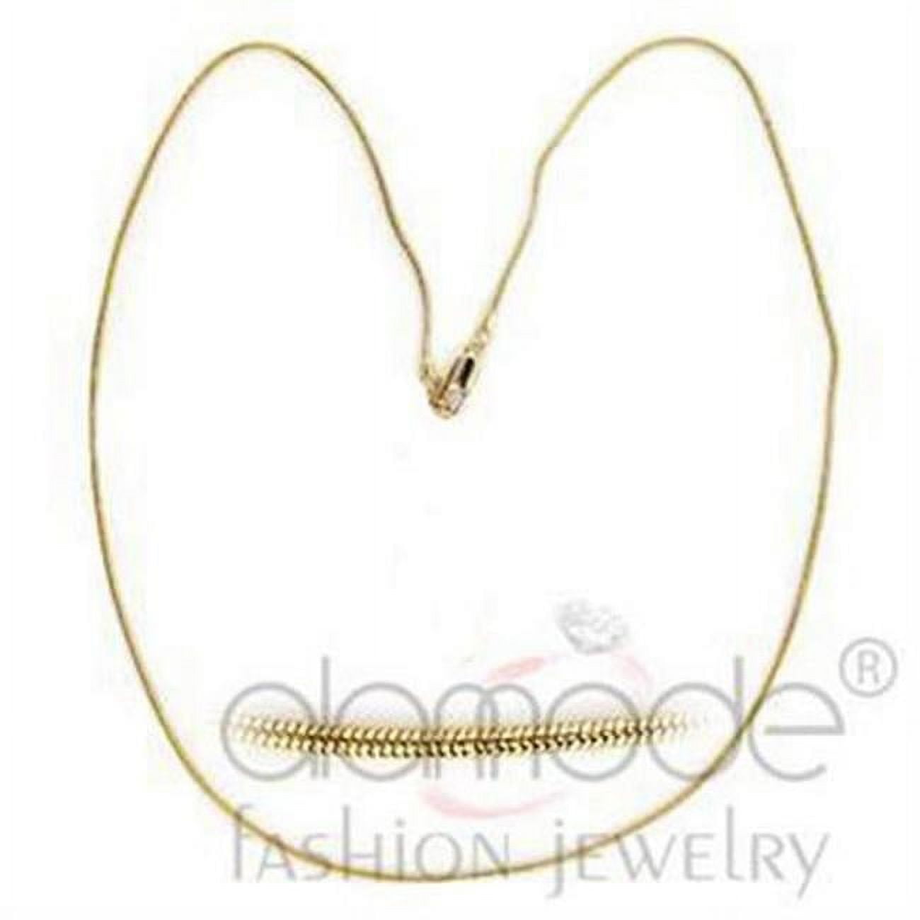 Picture of Alamode 35525-18 18 in. Gold Brass Chain with No Stone
