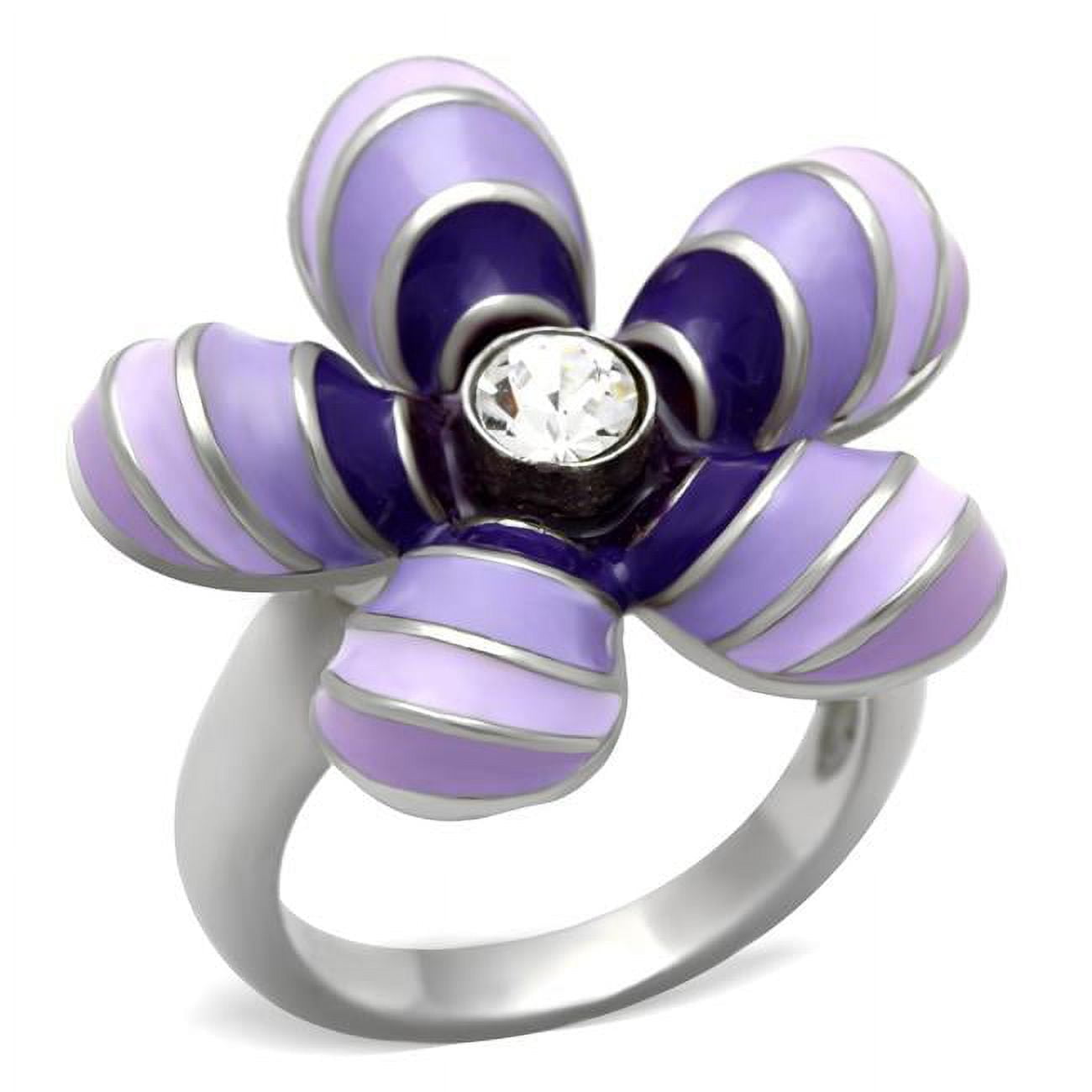 High Polished No Plating Stainless Steel Ring with No Stone, Size 10