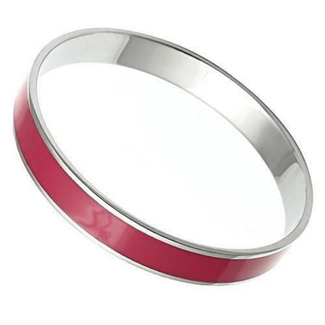 Picture of Alamode TK534-8 8 in. High Polished No Plating Stainless Steel Bangle with Epoxy, Siam