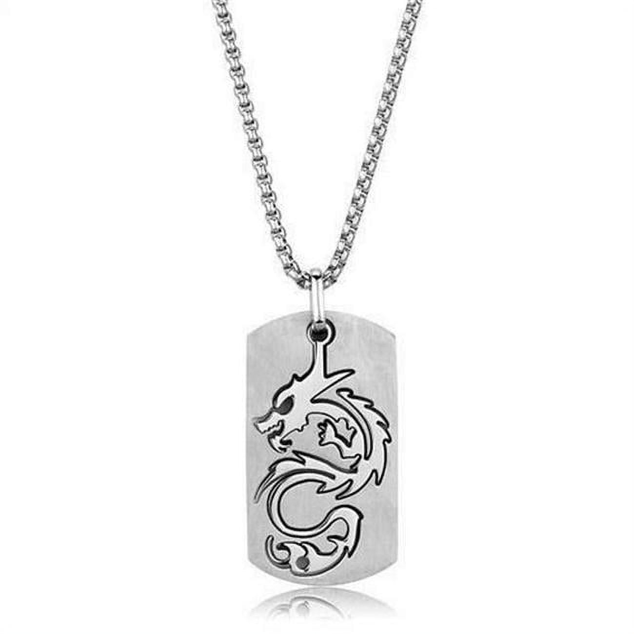 Picture of Alamode TK1980-20 20 in. High Polished No Plating Stainless Steel Necklace with No Stone