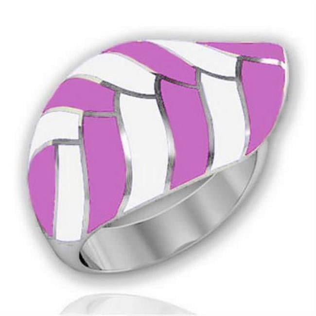 High Polished No Plating Stainless Steel Ring with No Stone, Size 5