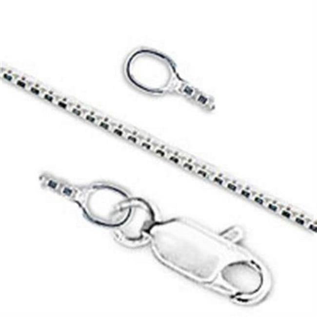 Picture of Alamode 5X001-16 16 in. High-Polished 925 Sterling Silver Chain with No Stone