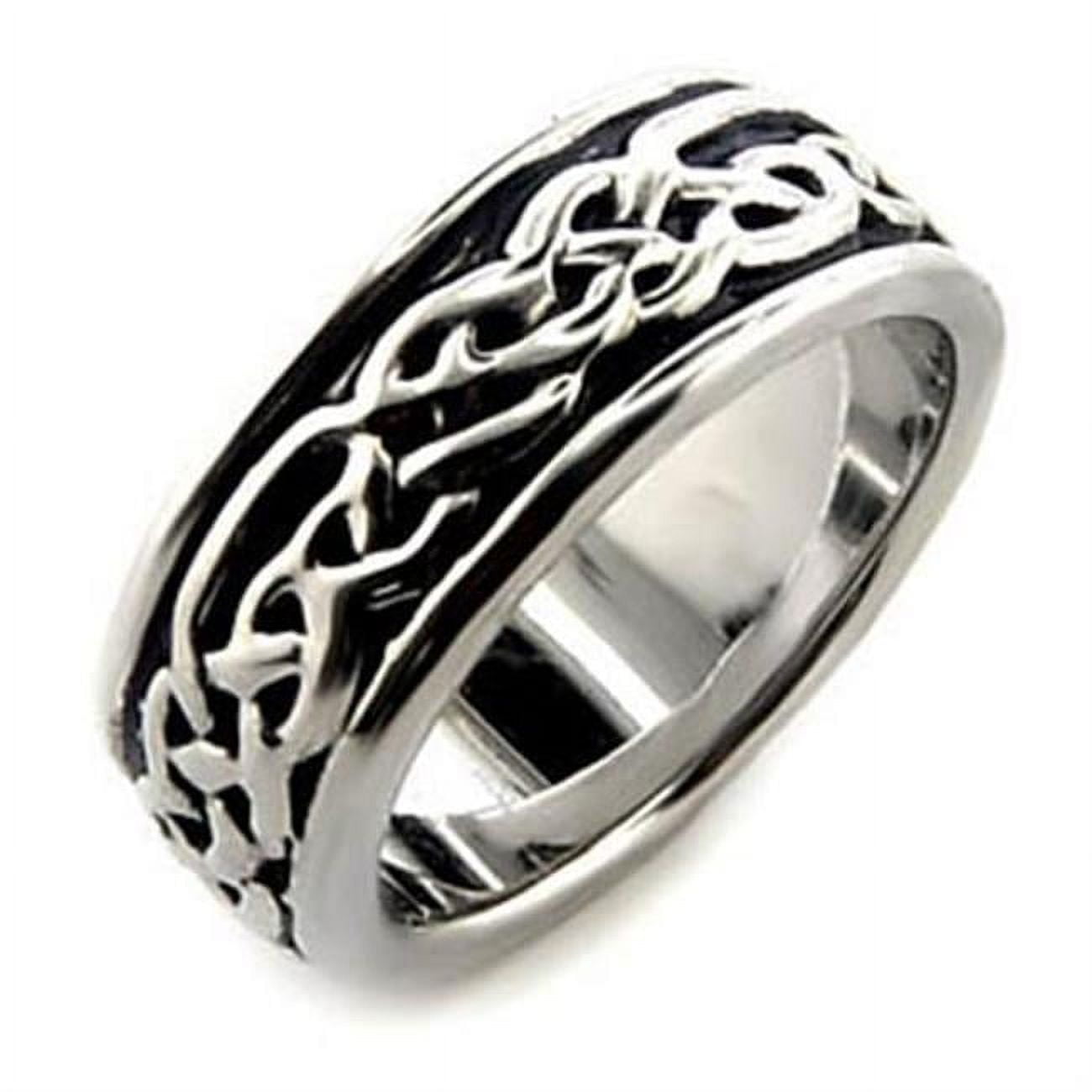 Women Rhodium Brass Ring with No Stone in No Stone - Size 6