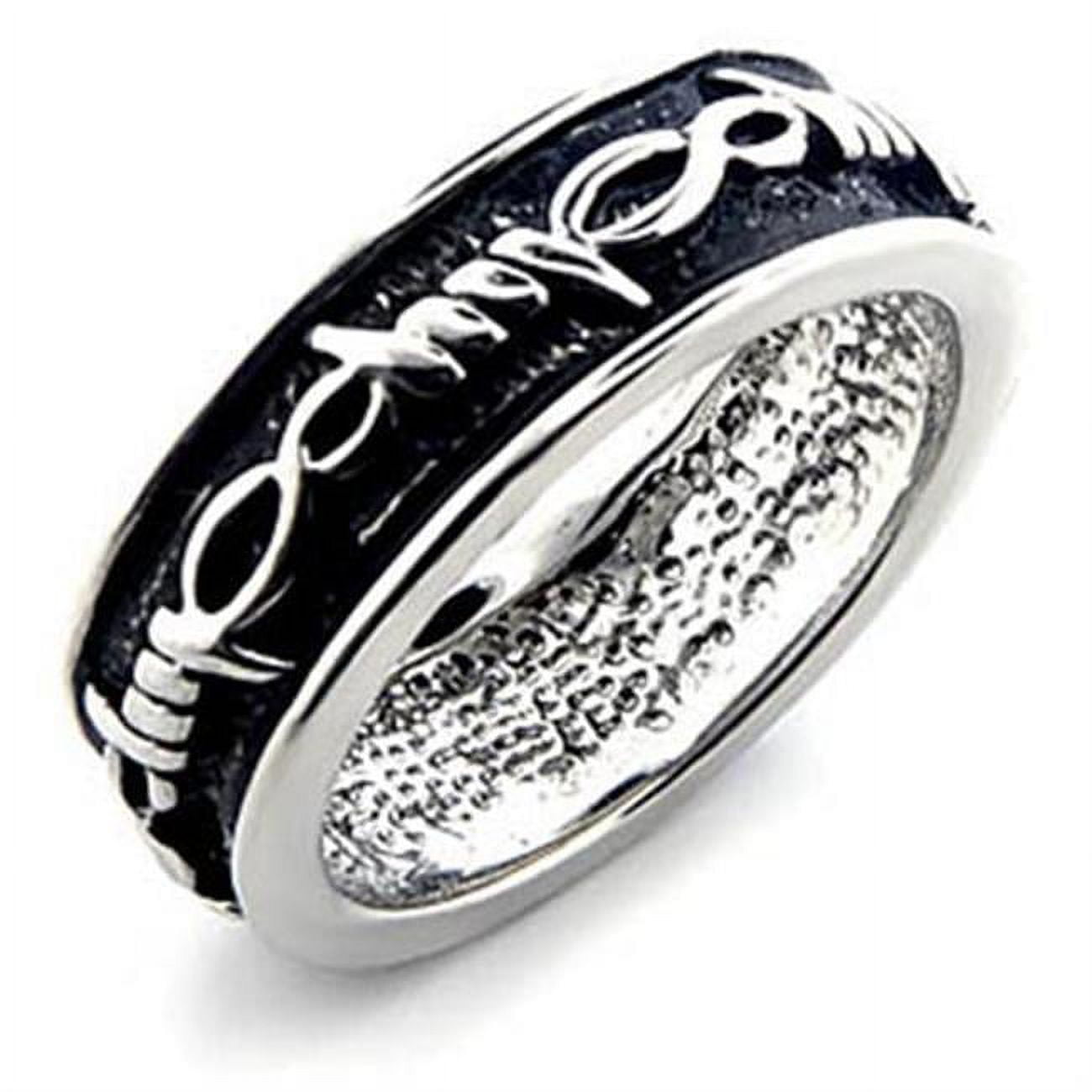 Women Rhodium Brass Ring with No Stone in No Stone - Size 5
