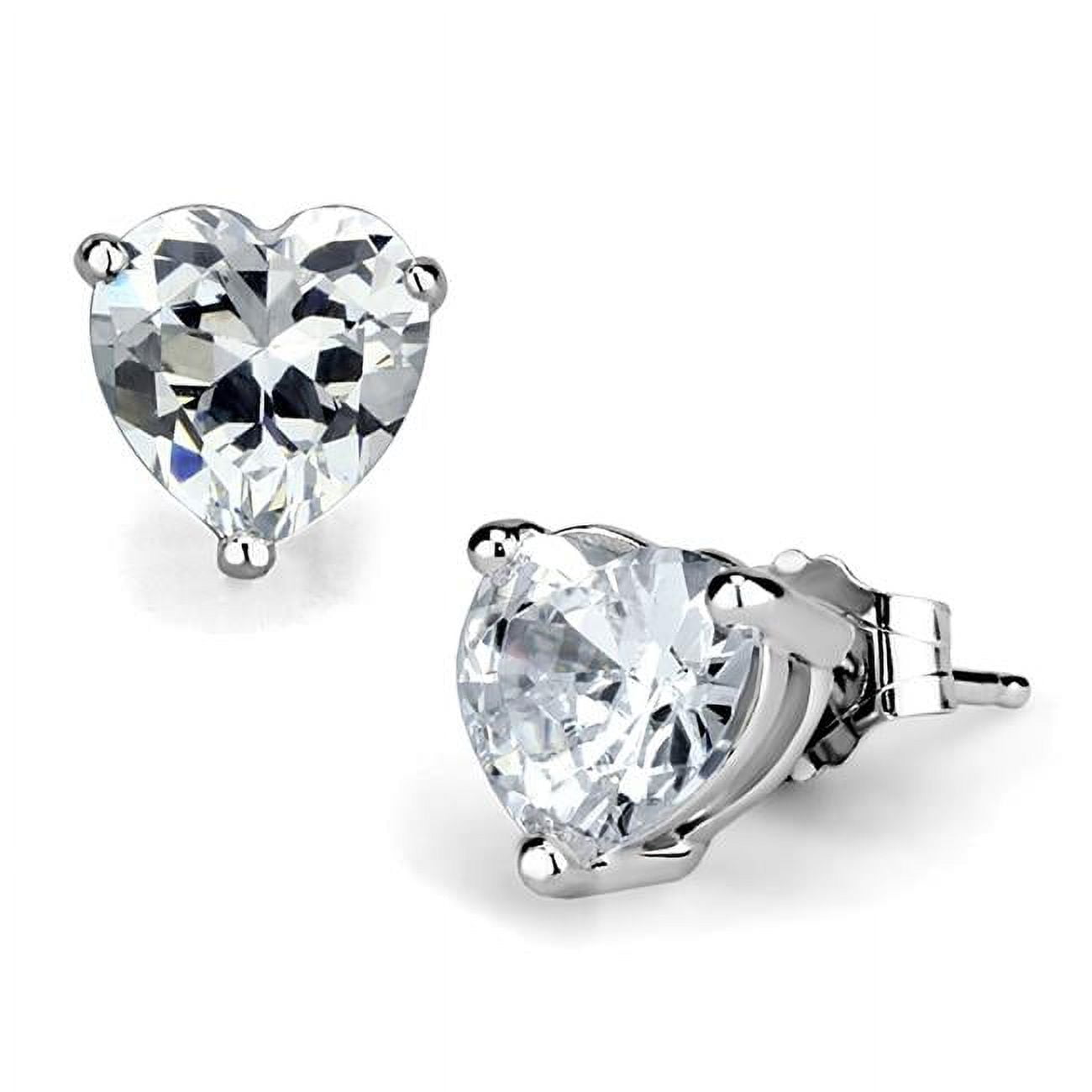 Picture of Alamode LOS882 Women Rhodium 925 Sterling Silver Earrings with AAA Grade CZ in Clear