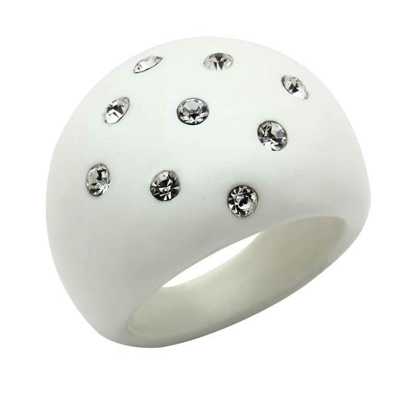 Women Resin Ring with Synthetic in Multi Color - Size 5