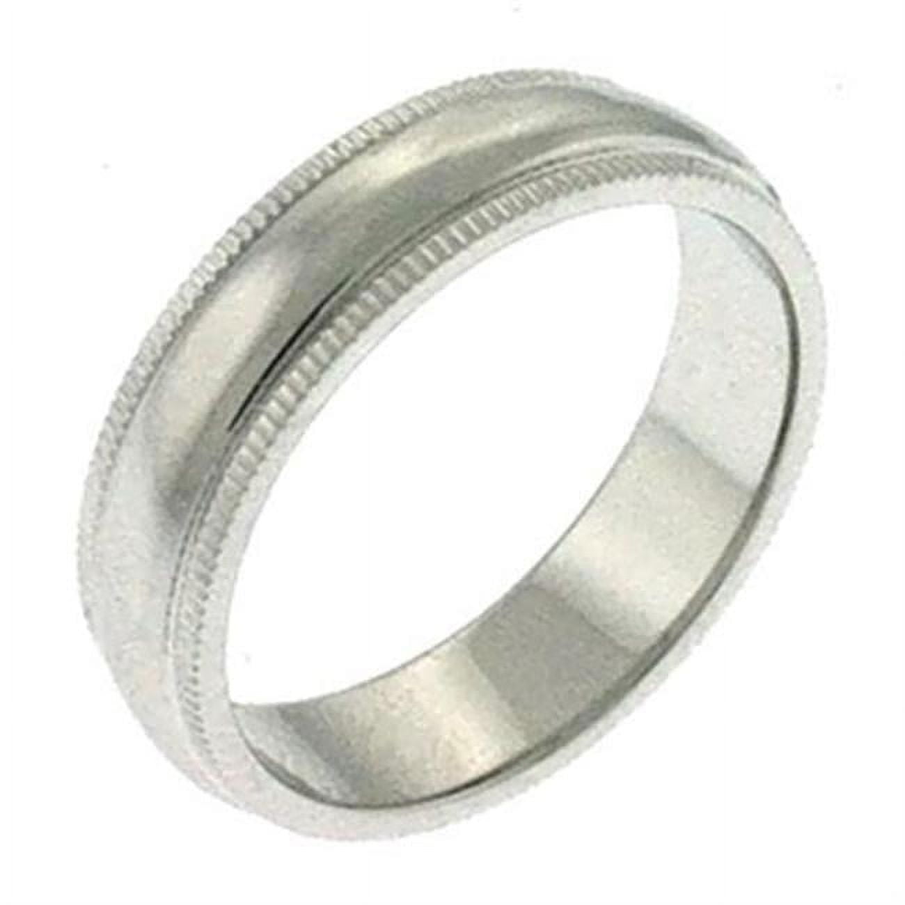 Women Rhodium Brass Ring with No Stone in No Stone - Size 7