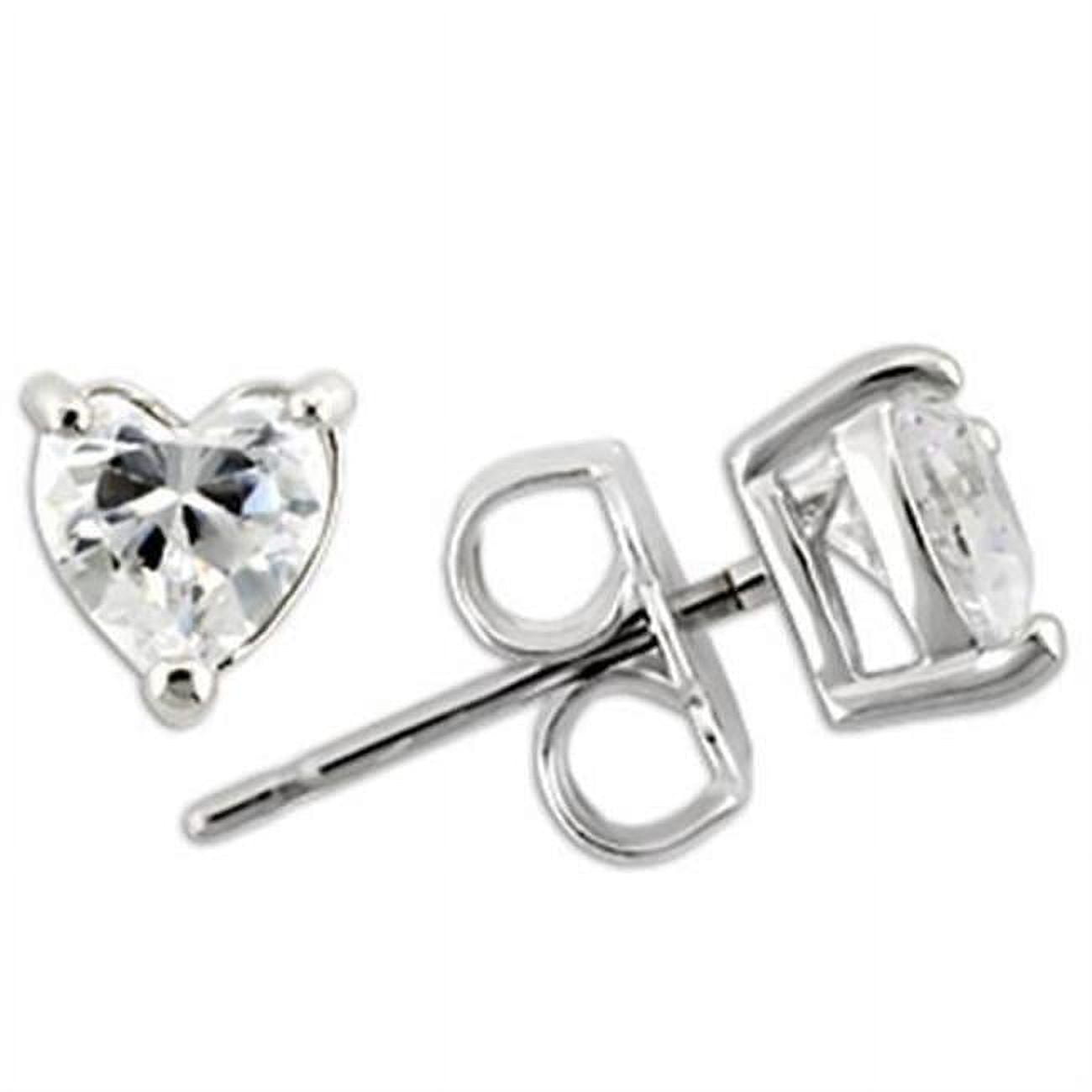 Picture of Alamode 0W165 Women Rhodium 925 Sterling Silver Earrings with AAA Grade CZ in Clear