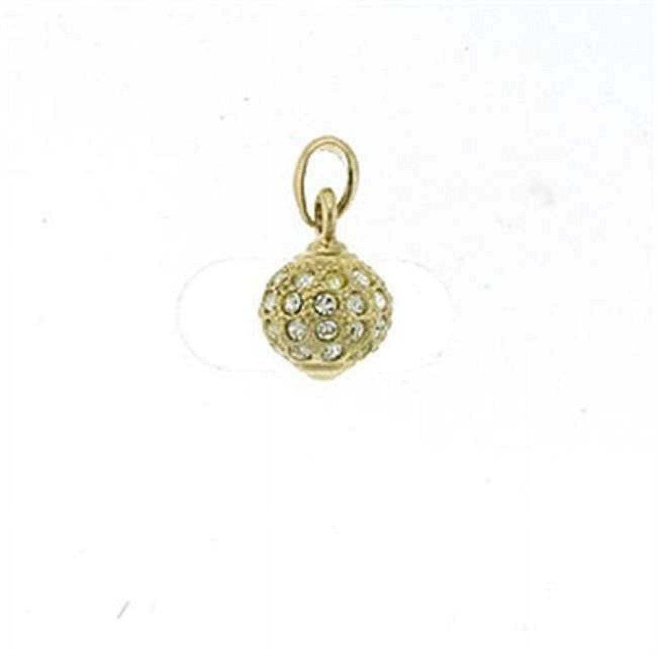 Picture of Alamode LOA391 Women Gold Brass Pendant with Top Grade Crystal in Clear