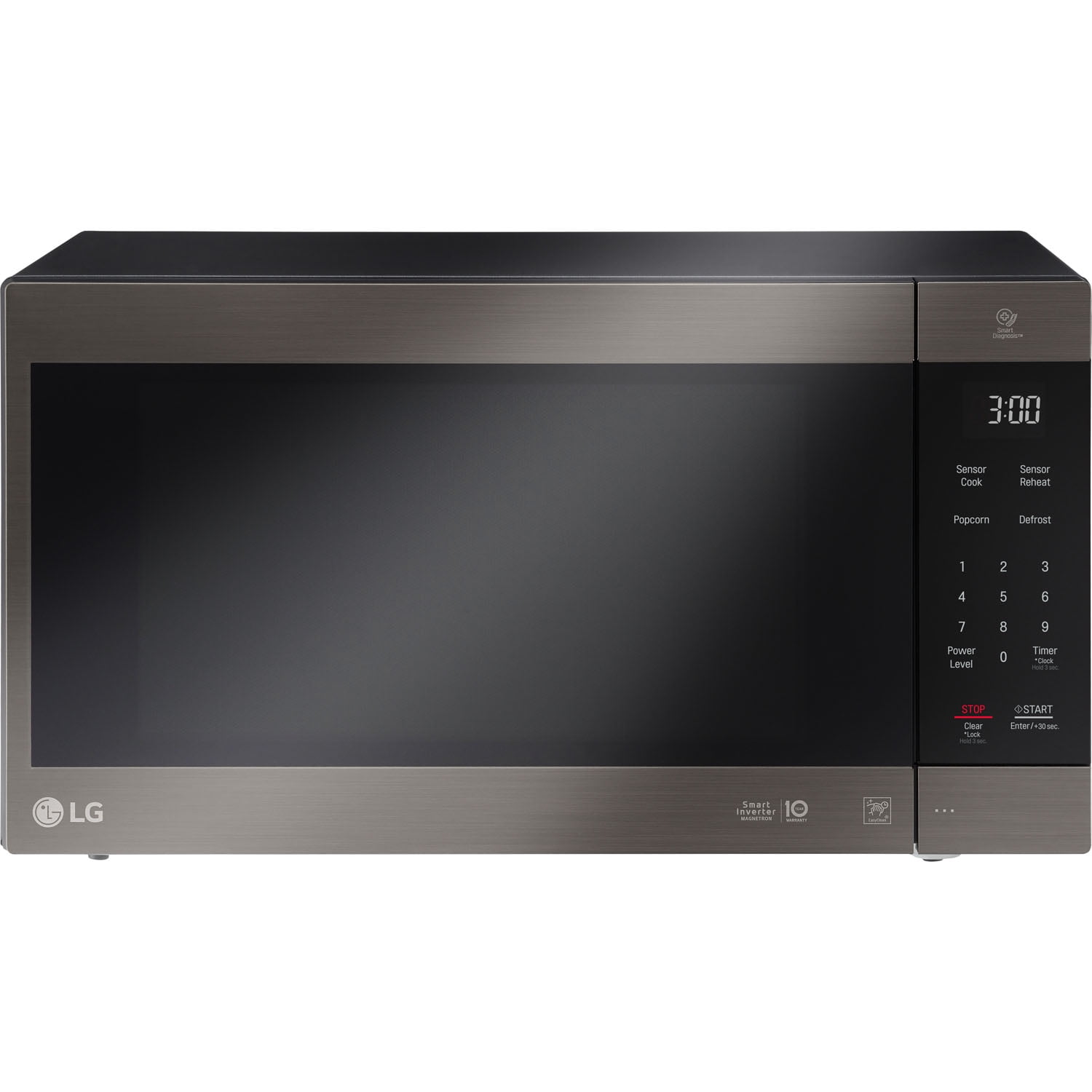 Picture of LG LMC2075BD 2.0 cu.ft. NeoChef Countertop Microwave Black Stainless Steel