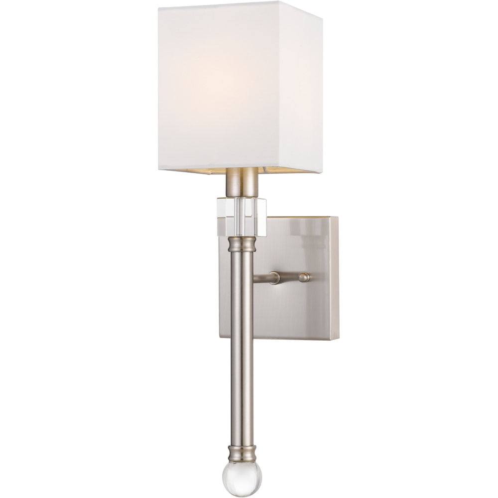 Picture of AF Lighting 9142-1W Sheridan Wall Sconce, Satin Nickel