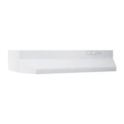 Picture of Broan BUEZ030WW 30 in. Under Cabinet Range Hood with Light in White & EZ1 Installation System